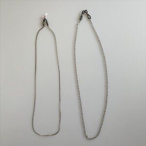 2 EYEGLASS CHAINS